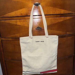 Tommy Jeans tote bag 
Used once 
Pouch pocket inside